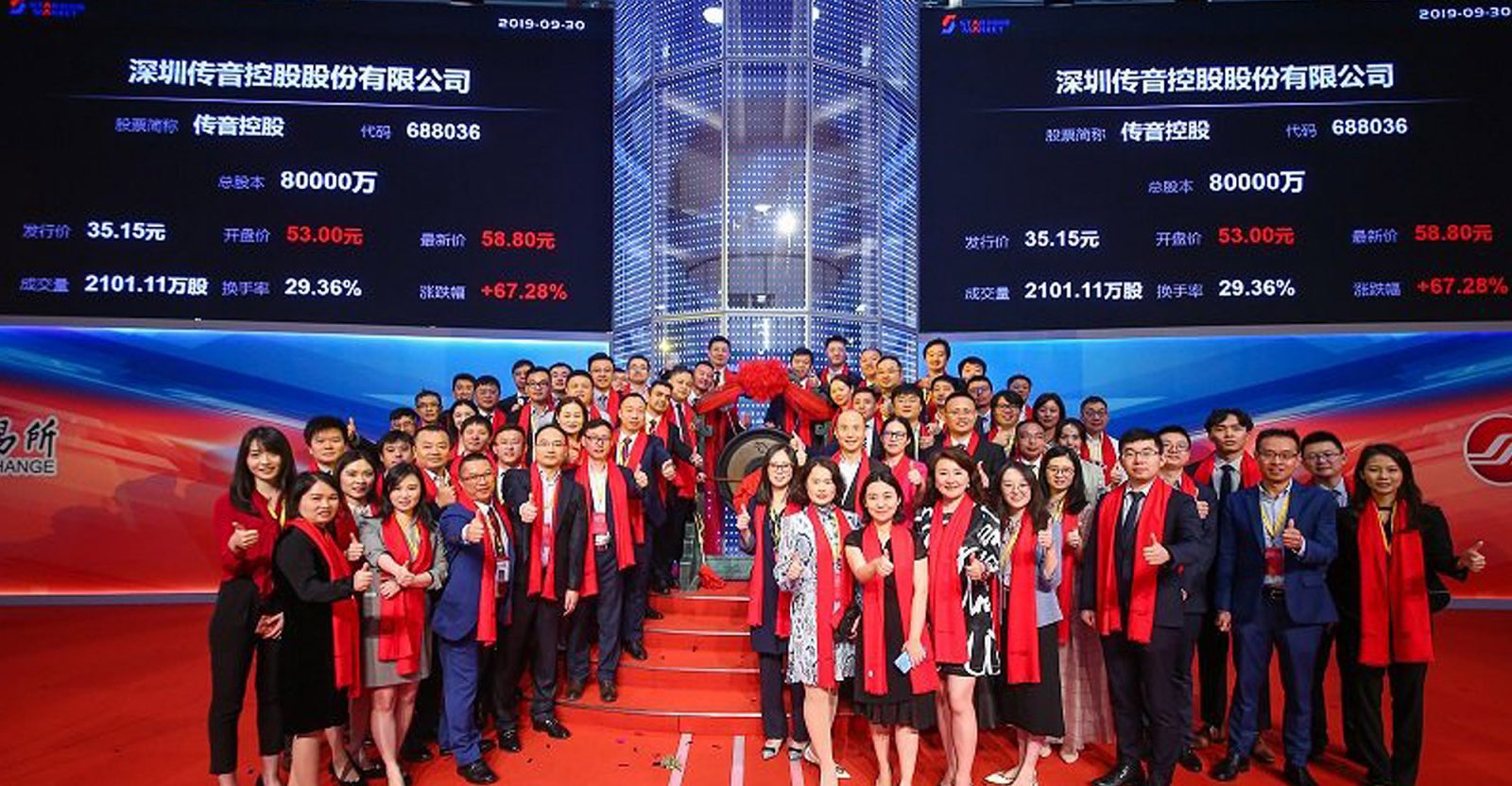 Transsion Holding Listed on STAR Market