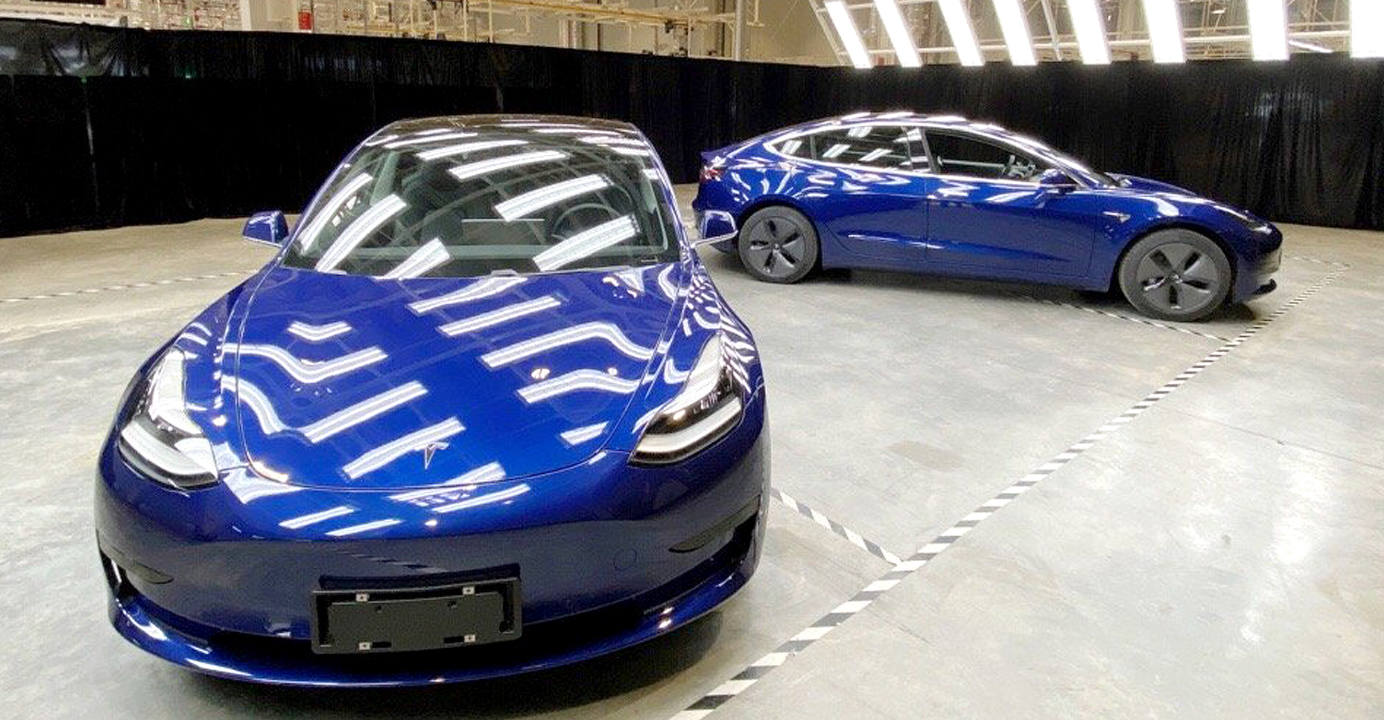 Tesla Model 3 in Shanghai factory 