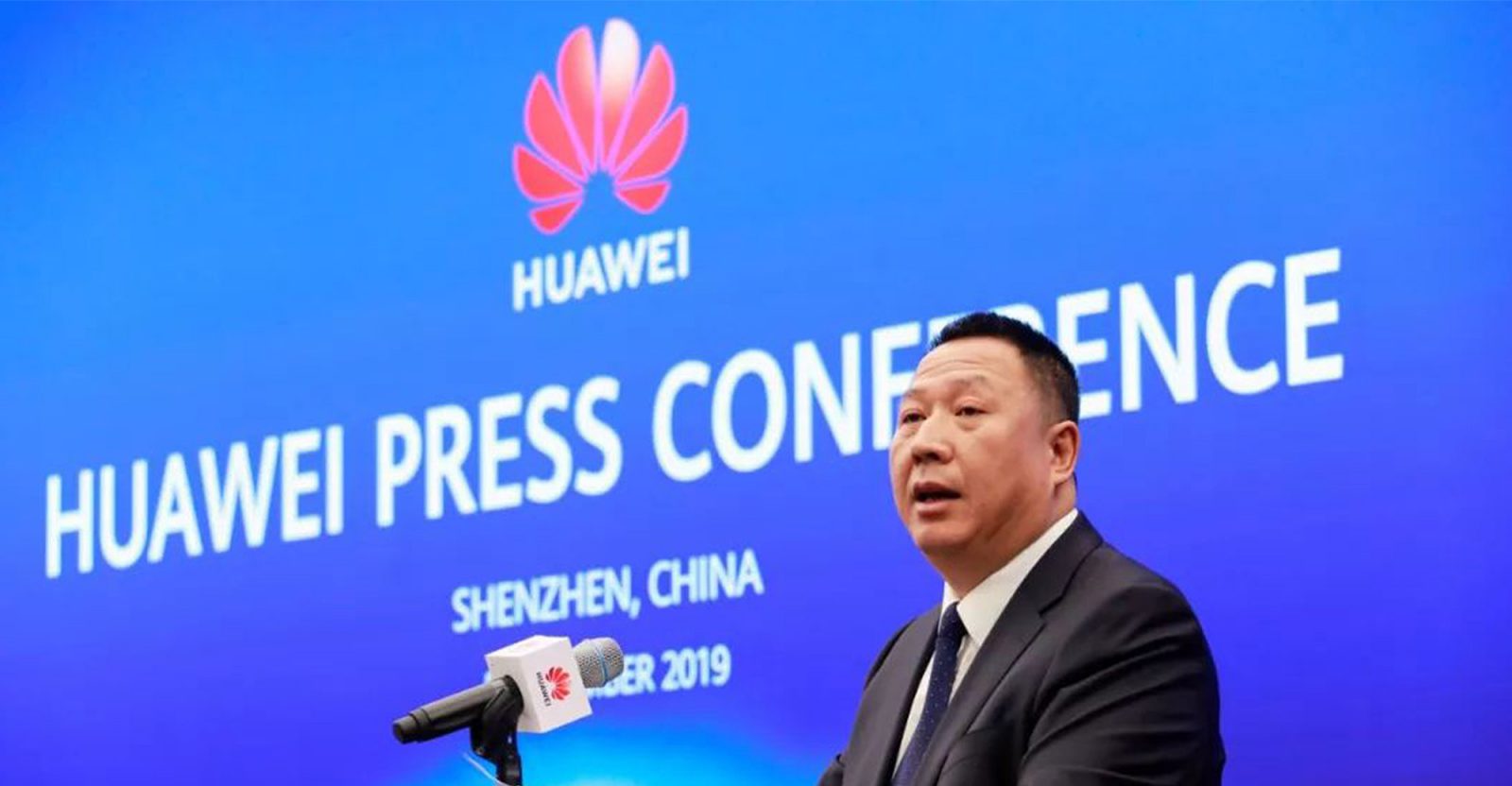 Song Liuping, Chief Legal Officer of Huawei at the press conference