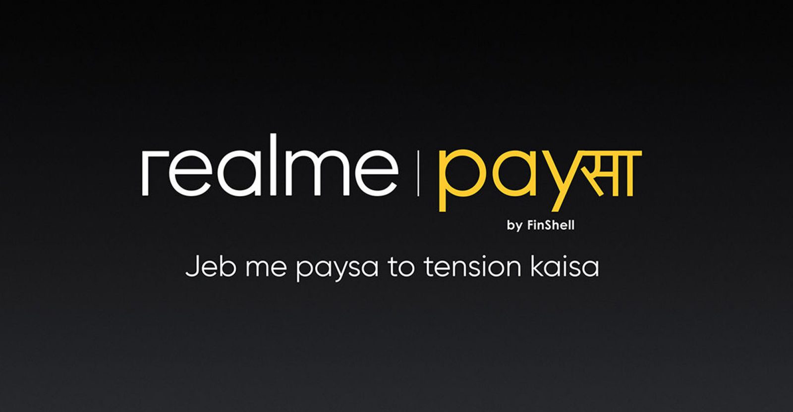 Realme Paysa launch in India