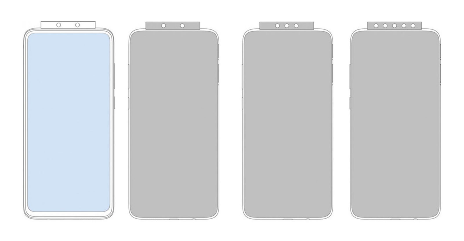 xiaomi pop-up camera patents