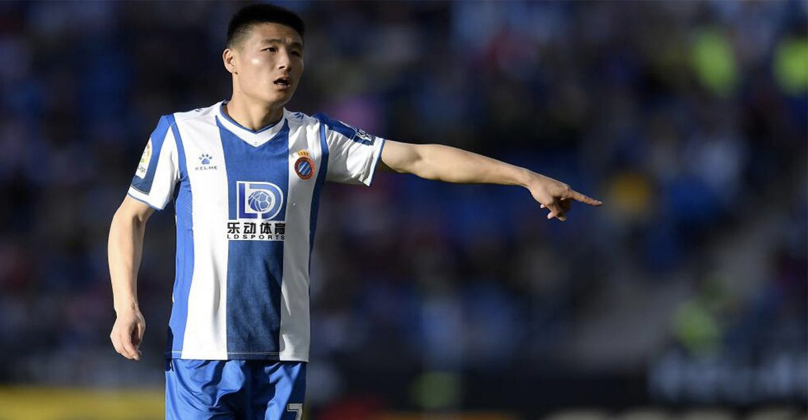 A famous Chinese football player, Wulei