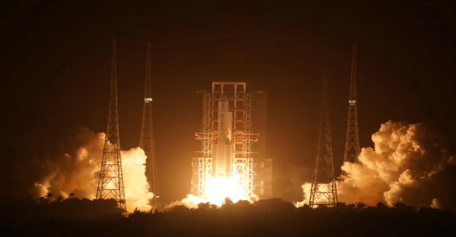 China launched the Chang’e-5 spacecraft Tuesday morning from the Wenchang space launch center. (Source: China Space News)