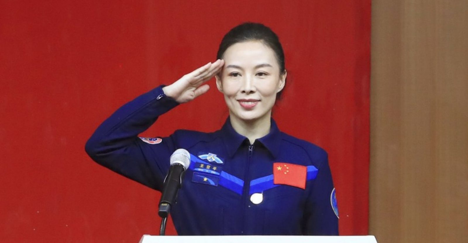 Chinese astronaut Wang Yaping